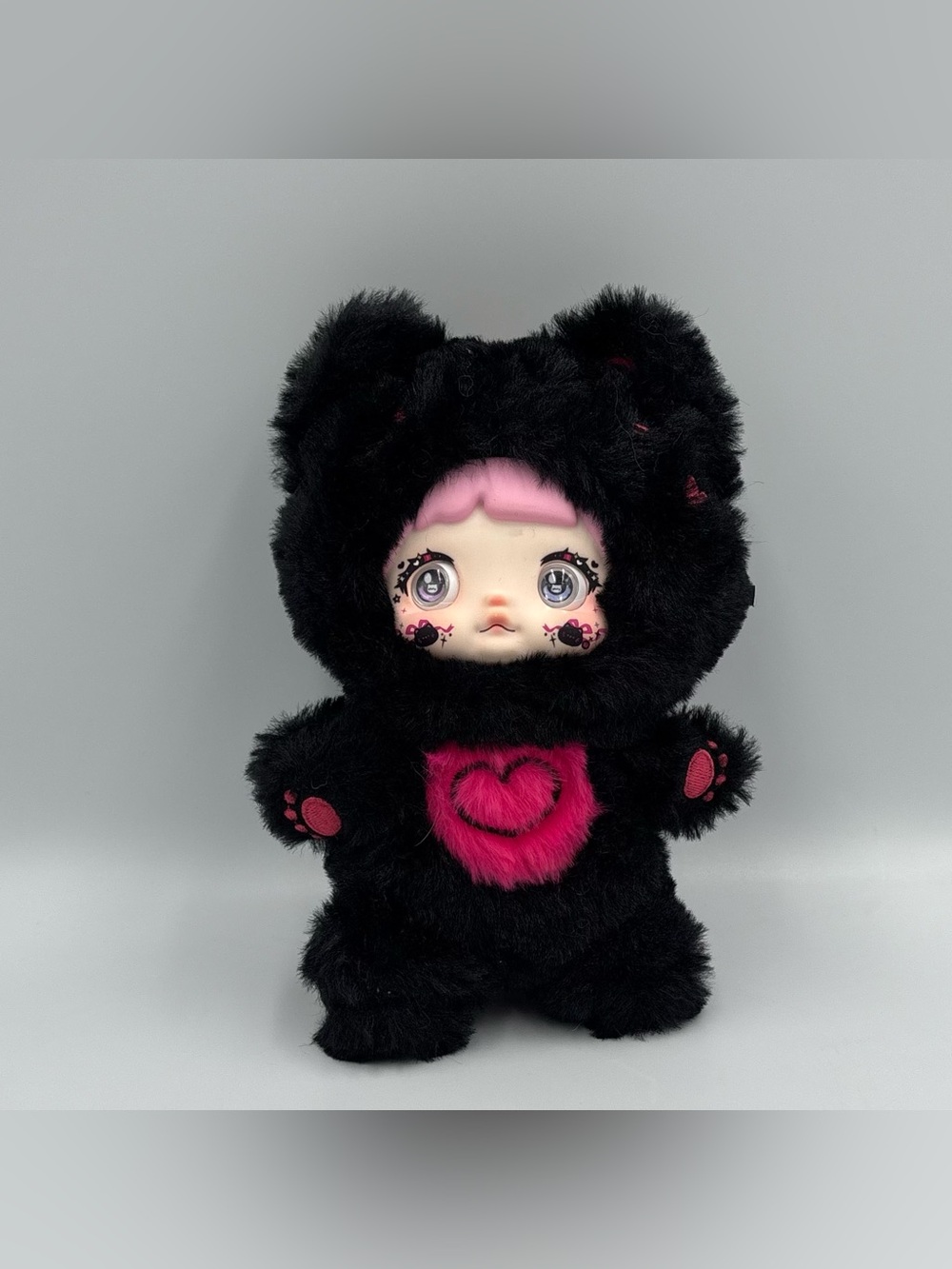 RARE Loveliness Never Ends Nommi Pop Mart Mimi- Black Cat Plush Keychain Toy